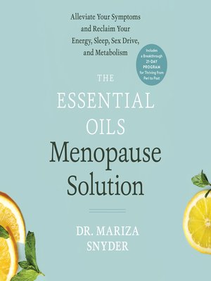 cover image of The Essential Oils Menopause Solution